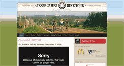 Desktop Screenshot of jessejamesbiketour.org
